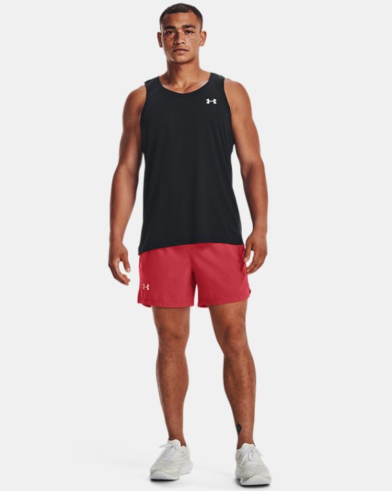 Men's UA Launch Run 5" Shorts, Red, pdpMainDesktop image number 2